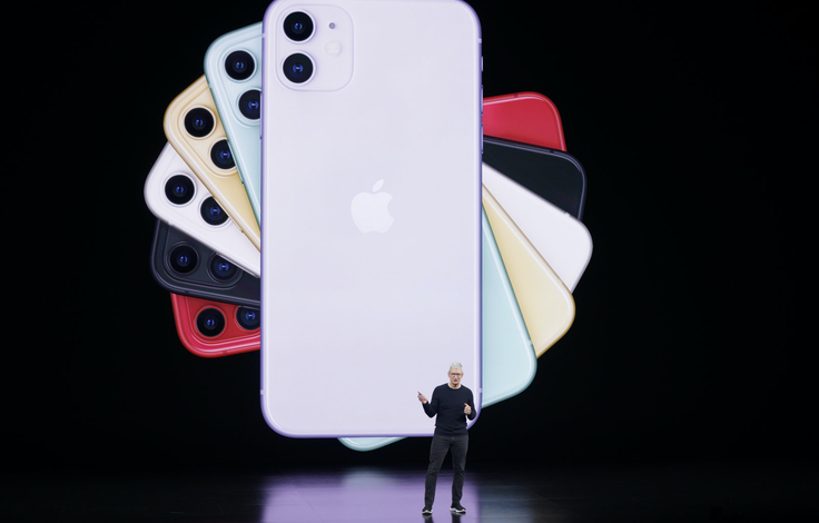 Фрагмент презентации iPhone 2019 года